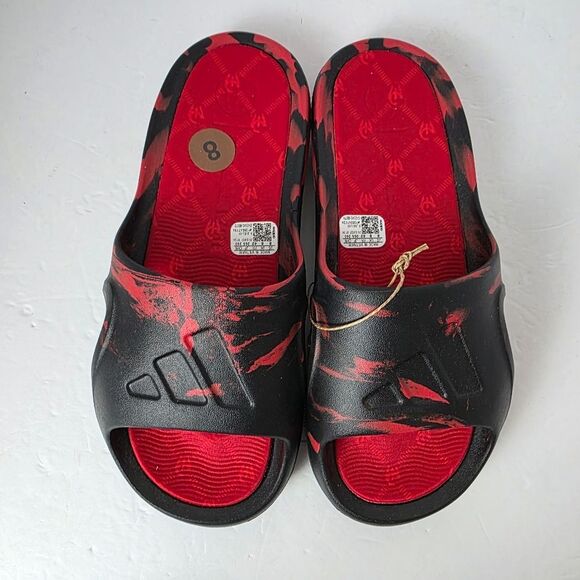 Adidas Adicane Patrick Mahomes Slide Sandals Red Black Size 8 New main image 10